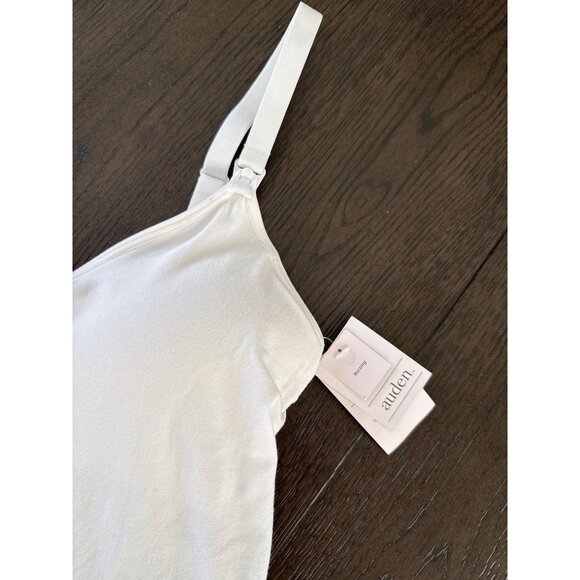 Auden size XS NEW Nursing lightly lined white Cami top - Picture 3 of 5